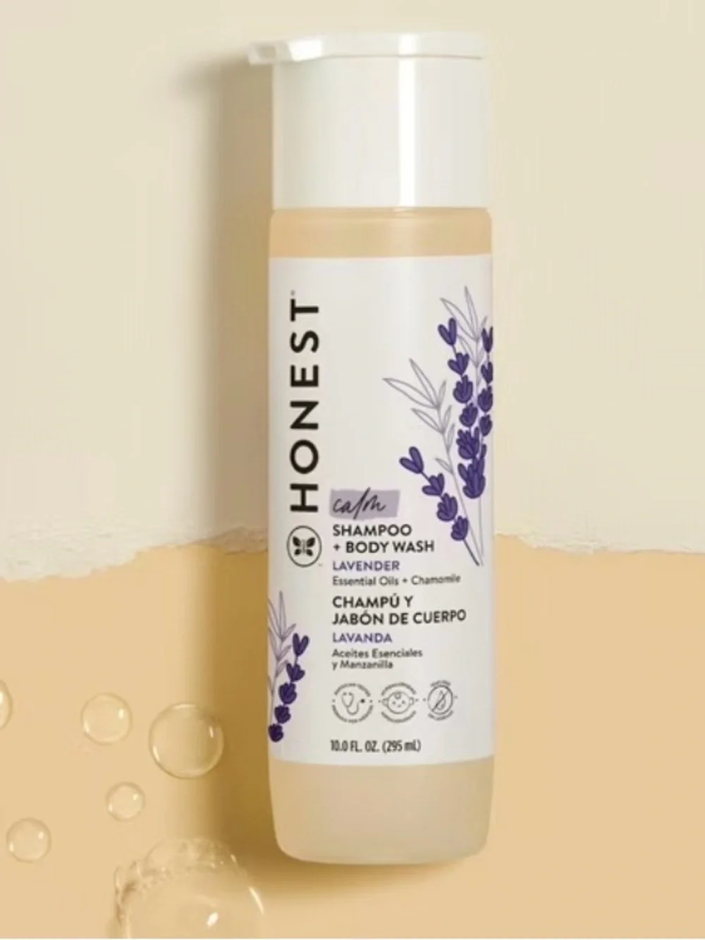 The Honest Company 2-in-1 Baby Shampoo & Body Wash - Calm Lavender 10 oz